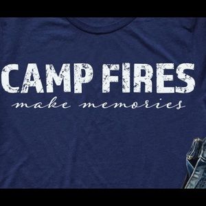 Tops - Camp fires make memories Tops - Camp fires make memories